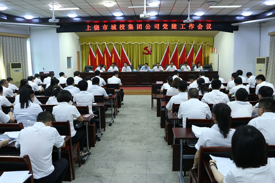 市城投集團公司召開黨建工作暨干部任前談話會議