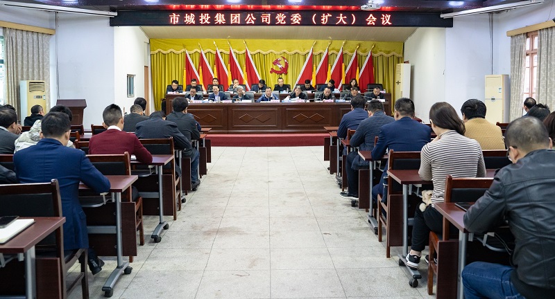 市城投集團公司召開黨委擴大會議——傳達學(xué)習(xí)陶亮一體推進“三不”及巡察整改會議精神