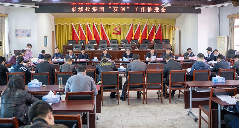 市城投集團公司召開“雙創(chuàng)”工作推進會