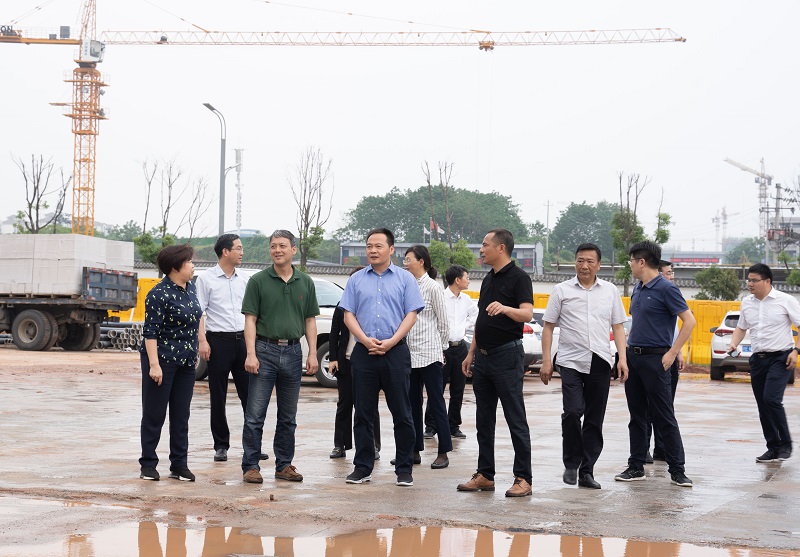 市政府代市長陳云調(diào)研我司教育項(xiàng)目