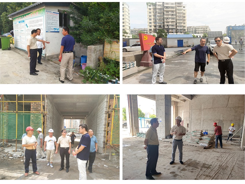 詹曉華深入項目工地一線察看創(chuàng)衛(wèi)迎檢工作情況