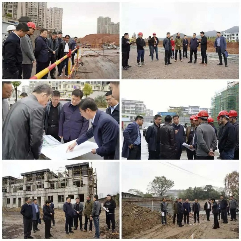 俞健調(diào)研我司中心城區(qū)城建項目